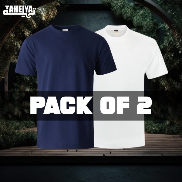 PLAIN T-SHIRT PACK OF 2 - Image 5