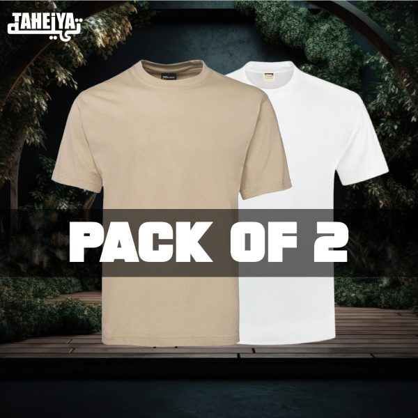 PLAIN T-SHIRT PACK OF 2 - Image 3